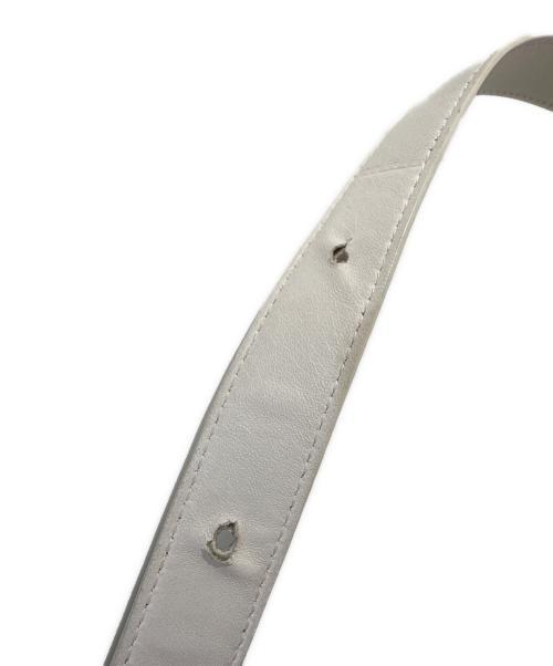 BOTTEGA VENETA（ボッテガベネタ）BOTTEGA VENETA (ボッテガベネタ) カセットイントレチャートショルダーバッグ ホワイトの古着・服飾アイテム