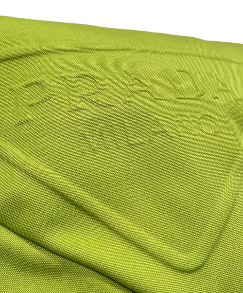 PRADA（プラダ）PRADA (プラダ) トライアングル キャンバス ショルダーバッグ 2VY007 010 F0613の古着・服飾アイテム