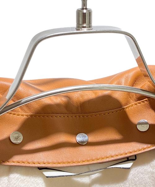 HERMES（エルメス）HERMES (エルメス) カシミヤフリンジポンチョ タン×アイボリー サイズ:38の古着・服飾アイテム