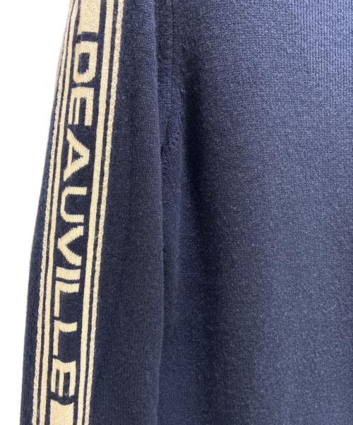 CHANEL（シャネル）CHANEL (シャネル) ロングニットカーディガンP60732K46366 ネイビー サイズ:34の古着・服飾アイテム