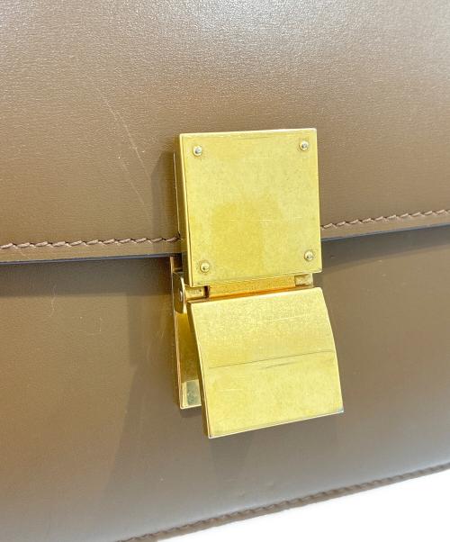 CELINE（セリーヌ）CELINE (セリーヌ) クラシックボックス ミディアム ブラウン サイズ:ミディアムの古着・服飾アイテム