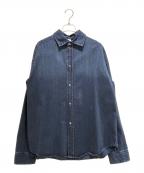 LOEWEロエベ）の古着「ANAGRAM OVERSHIRT H526Y1DW13」｜インディゴ