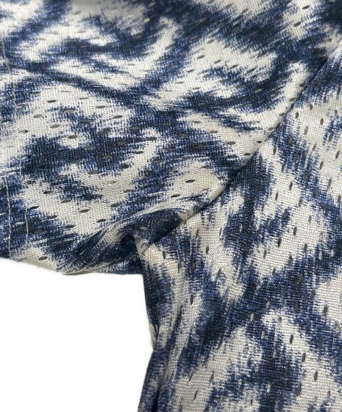 FENDI（フェンディ）FENDI (フェンディ) テクニカルメッシュカットソー/FAF682 AN66/ ブルー×ホワイト サイズ:XLの古着・服飾アイテム
