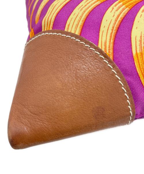 HERMES（エルメス）HERMES (エルメス) シルキーシティPM/Silky city/王者の虎/TIGER ROYAL パープル×レザー サイズ:PMの古着・服飾アイテム