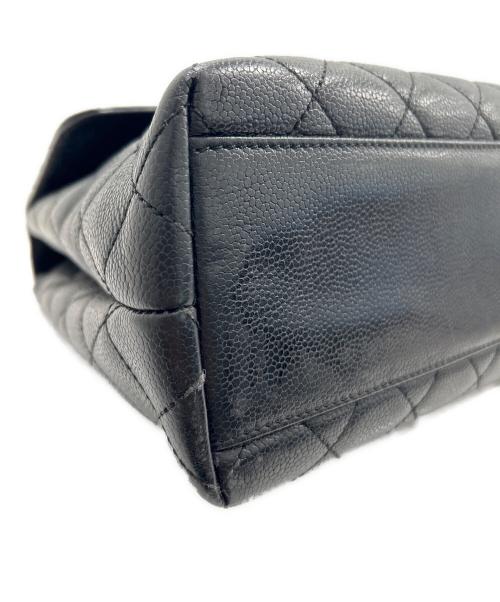 CHANEL（シャネル）CHANEL (シャネル) トップハンドルハンドバッグ ブラックの古着・服飾アイテム