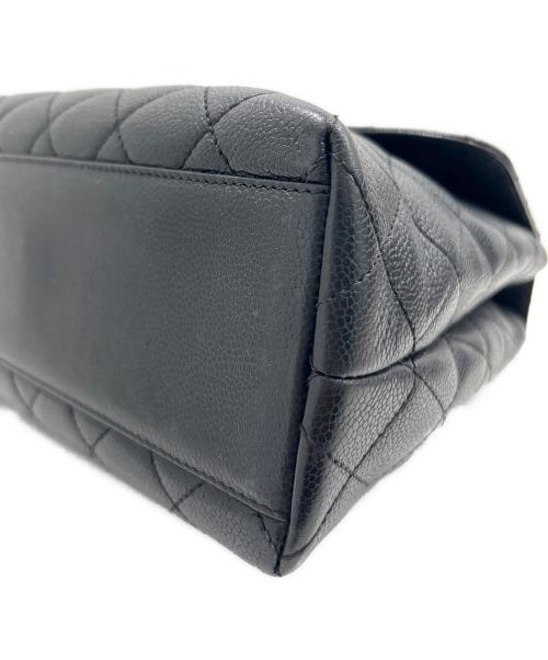 CHANEL（シャネル）CHANEL (シャネル) トップハンドルハンドバッグ ブラックの古着・服飾アイテム