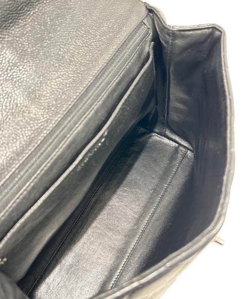 CHANEL（シャネル）CHANEL (シャネル) トップハンドルハンドバッグ ブラックの古着・服飾アイテム