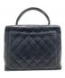 CHANEL (シャネル) トップハンドルハンドバッグ ブラック：430000円