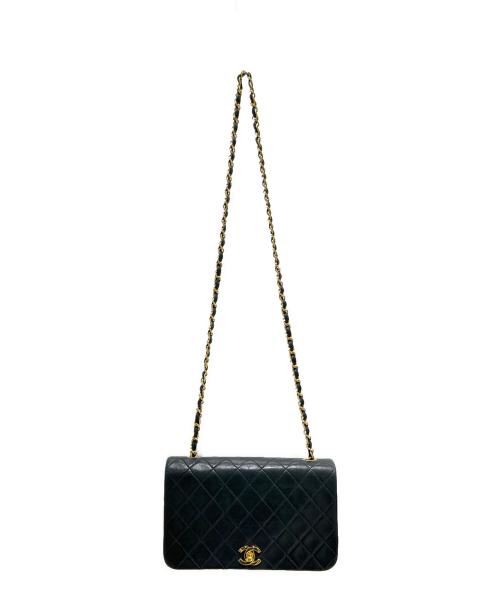 CHANEL（シャネル）CHANEL (シャネル) フルフラップマトラッセショルダーバッグ ブラック サイズ:23の古着・服飾アイテム