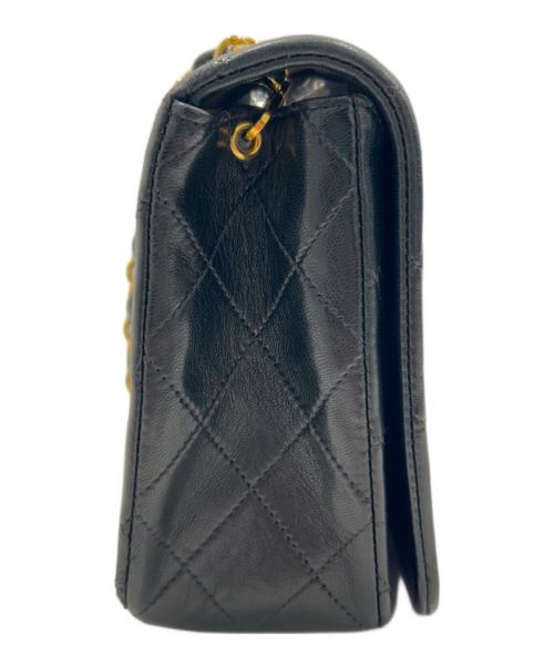 CHANEL（シャネル）CHANEL (シャネル) フルフラップマトラッセショルダーバッグ ブラック サイズ:23の古着・服飾アイテム