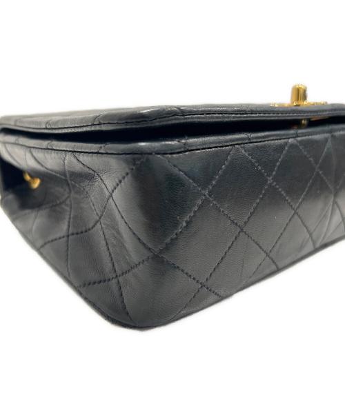 CHANEL（シャネル）CHANEL (シャネル) フルフラップマトラッセショルダーバッグ ブラック サイズ:23の古着・服飾アイテム
