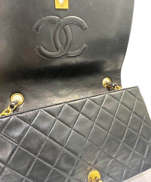 CHANEL（シャネル）CHANEL (シャネル) フルフラップマトラッセショルダーバッグ ブラック サイズ:23の古着・服飾アイテム