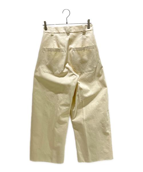 STUDIO NICHOLSON（スタジオ ニコルソン）STUDIO NICHOLSON (スタジオ ニコルソン) Deep Pleat Volume Pant SNM-351 アイボリー サイズ:XSの古着・服飾アイテム