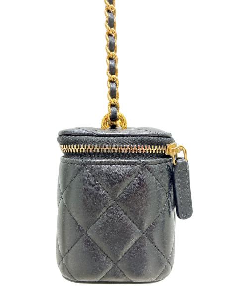 CHANEL（シャネル）CHANEL (シャネル) マトラッセバニティバッグミニ ブラックの古着・服飾アイテム
