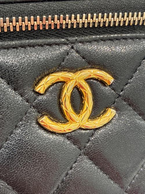CHANEL（シャネル）CHANEL (シャネル) マトラッセバニティバッグミニ ブラックの古着・服飾アイテム