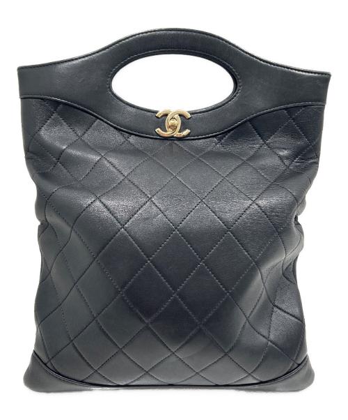 CHANEL（シャネル）CHANEL (シャネル) マトラッセターンロックハンドバッグMatelassé Turn-Lock Handbag  ブラックの古着・服飾アイテム