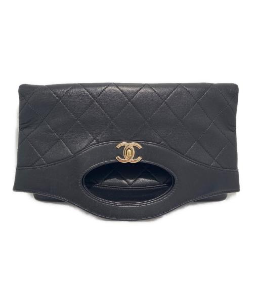 CHANEL（シャネル）CHANEL (シャネル) マトラッセターンロックハンドバッグMatelassé Turn-Lock Handbag  ブラックの古着・服飾アイテム