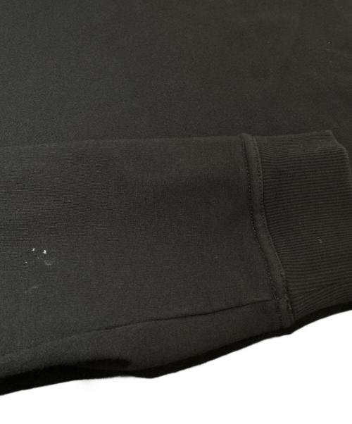 Maison Margiela（メゾンマルジェラ）Maison Margiela (メゾンマルジェラ) 反転ロゴ刺繍プルオーバーフーディ FN-MN-SHIR000850 ブラック サイズ:48の古着・服飾アイテム