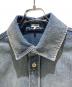中古・古着 LOEWE (ロエベ) ANAGRAM OVERSHIRT H526Y1DW13 インディゴ サイズ:48：160000円