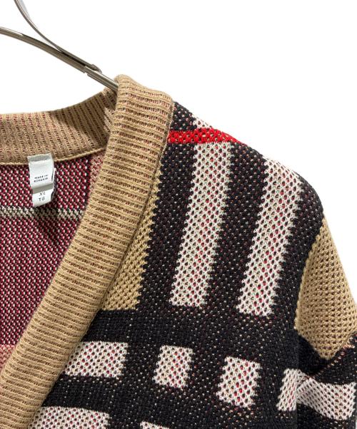 BURBERRY（バーバリー）BURBERRY (バーバリー) Harriford cardigan 8070287 ベージュ サイズ:XLの古着・服飾アイテム