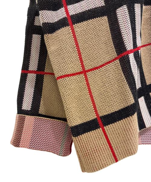 BURBERRY（バーバリー）BURBERRY (バーバリー) Harriford cardigan 8070287 ベージュ サイズ:XLの古着・服飾アイテム