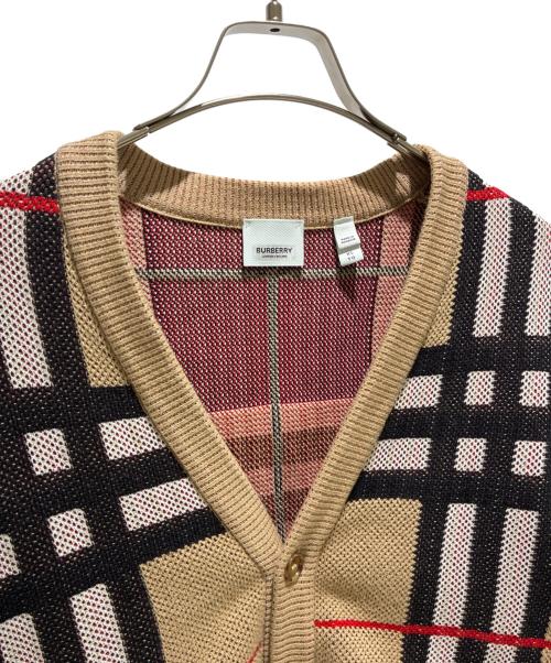 BURBERRY（バーバリー）BURBERRY (バーバリー) Harriford cardigan 8070287 ベージュ サイズ:XLの古着・服飾アイテム