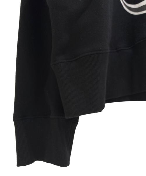 MONCLER（モンクレール）MONCLER (モンクレール) Palm Angels (パーム エンジェルス) グリッター ラメ PA ロゴスタンドネックスウェットH209L8G00006 M2513 ブラック サイズ:Lの古着・服飾アイテム