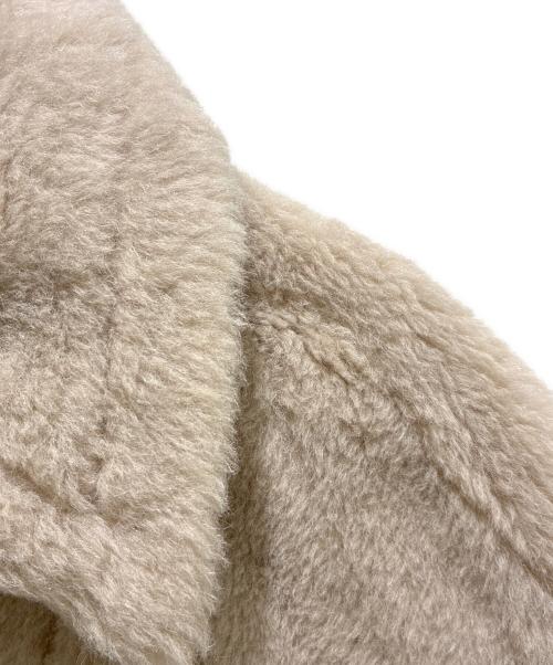 MaxMara（マックスマーラ）MaxMara (マックスマーラ) テディベアケープ/ファーコート/ショートコート ピンク サイズ:Freeの古着・服飾アイテム