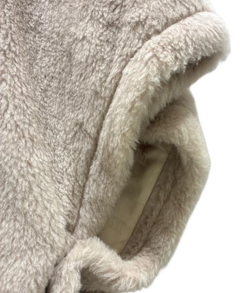 MaxMara（マックスマーラ）MaxMara (マックスマーラ) テディベアケープ/ファーコート/ショートコート ピンク サイズ:Freeの古着・服飾アイテム