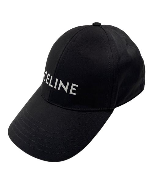 CELINE（セリーヌ）CELINE (セリーヌ) ロゴベースボールキャップ 2AUA1242N ブラック サイズ:Mの古着・服飾アイテム