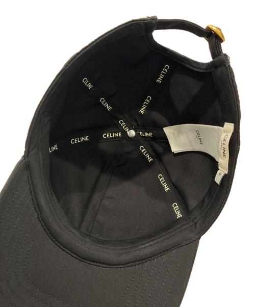 CELINE（セリーヌ）CELINE (セリーヌ) ロゴベースボールキャップ 2AUA1242N ブラック サイズ:Mの古着・服飾アイテム