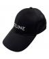 CELINE（セリーヌ）の古着「ロゴベースボールキャップ 2AUA1242N」｜ブラック