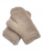 MaxMaraマックスマーラ）の古着「テディベアグローブ 23456606336」｜ピンク