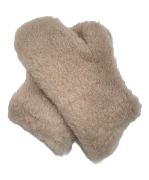 MaxMara（マックスマーラ）MaxMara (マックスマーラ) テディベアグローブ 23456606336 ピンク サイズ:MLの古着・服飾アイテム