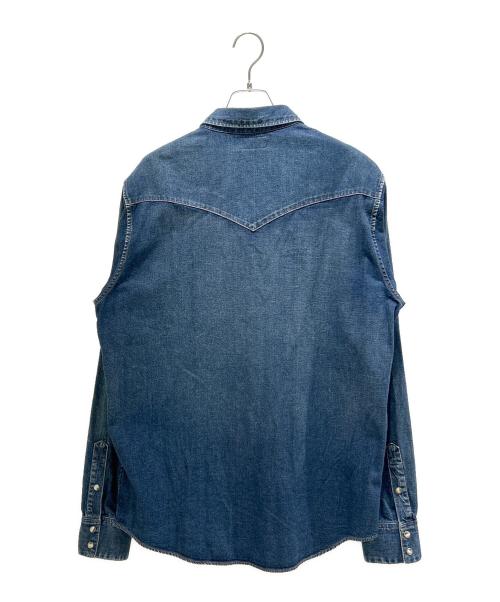 CELINE（セリーヌ）CELINE (セリーヌ) ウエスタンデニムシャツ インディゴ サイズ:XXLの古着・服飾アイテム