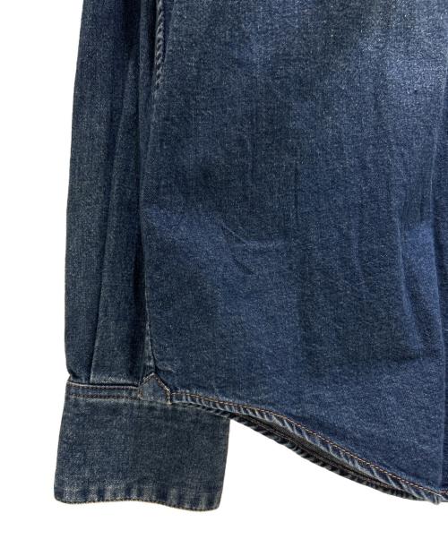 CELINE（セリーヌ）CELINE (セリーヌ) ウエスタンデニムシャツ インディゴ サイズ:XXLの古着・服飾アイテム
