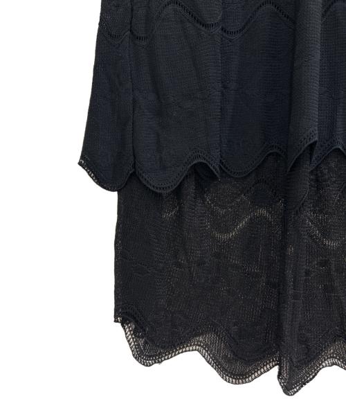 CHANEL（シャネル）CHANEL (シャネル) レーヨンニットマキシワンピース ブラック サイズ:38の古着・服飾アイテム