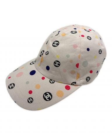 中古・古着通販】CHANEL (シャネル) ココマークドットキャップ