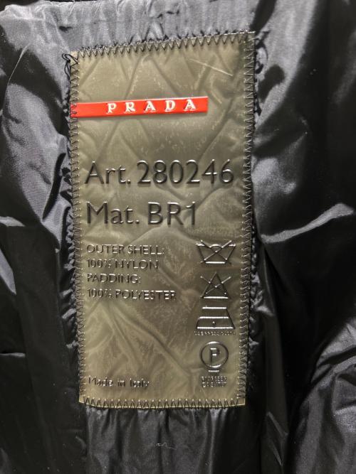 PRADA SPORTS（プラダスポーツ）PRADA SPORTS (プラダスポーツ) 中綿コート ブラック サイズ:38の古着・服飾アイテム