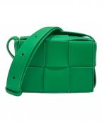 BOTTEGA VENETAボッテガベネタ）の古着「キャンディーカセット/ショルダーバッグ」｜グリーン