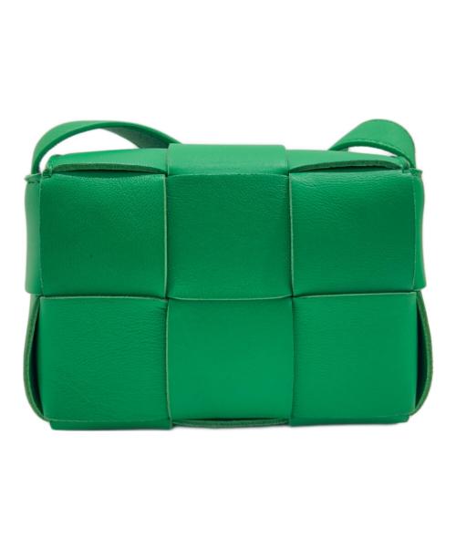 BOTTEGA VENETA（ボッテガベネタ）BOTTEGA VENETA (ボッテガベネタ) キャンディーカセット/ショルダーバッグ グリーンの古着・服飾アイテム