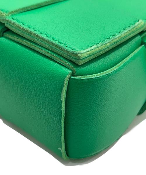 BOTTEGA VENETA（ボッテガベネタ）BOTTEGA VENETA (ボッテガベネタ) キャンディーカセット/ショルダーバッグ グリーンの古着・服飾アイテム