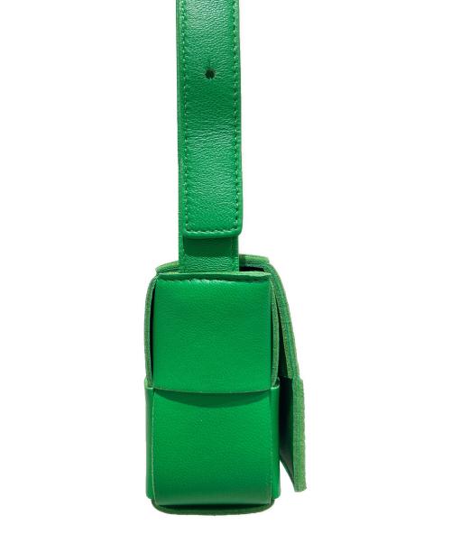 BOTTEGA VENETA（ボッテガベネタ）BOTTEGA VENETA (ボッテガベネタ) キャンディーカセット/ショルダーバッグ グリーンの古着・服飾アイテム