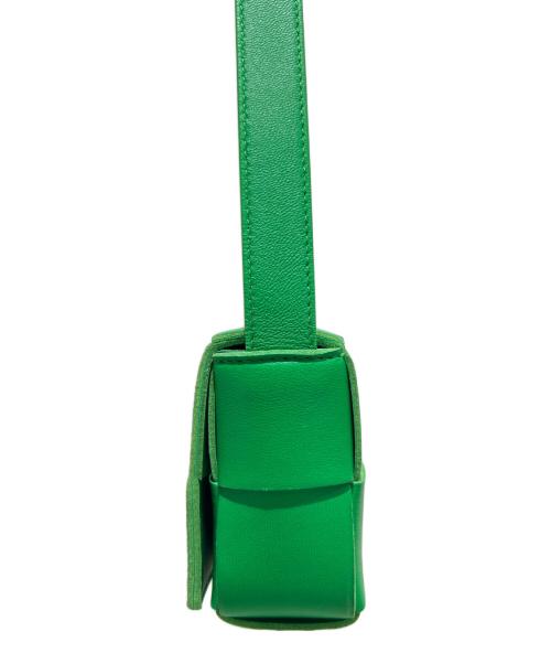 BOTTEGA VENETA（ボッテガベネタ）BOTTEGA VENETA (ボッテガベネタ) キャンディーカセット/ショルダーバッグ グリーンの古着・服飾アイテム