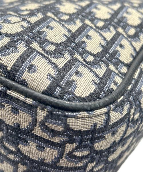 Christian Dior（クリスチャン ディオール）Christian Dior (クリスチャン ディオール) Oblique Saddle Tote Bag オブリーグ サドル トートバッグ 1ADSH175YKS ベージュ×ネイビーの古着・服飾アイテム