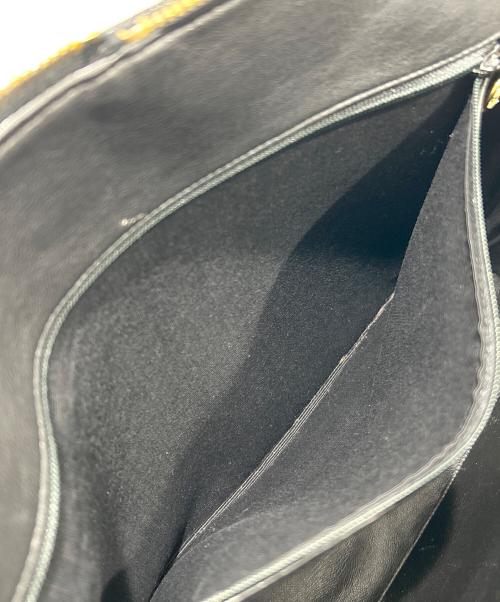 CHANEL（シャネル）CHANEL (シャネル) ココマークステッチハンドバッグ/キャビアスキン ブラック×ゴールド金具の古着・服飾アイテム