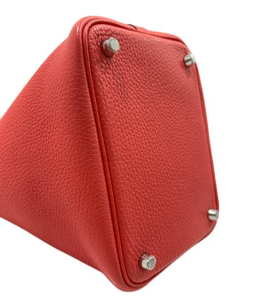 HERMES（エルメス）HERMES (エルメス) Picotin Lock PM/ピコタンロック PM/トリヨンクレマンス/ローズテキサス/シルバー金具/D刻印:2019年製 ローズテキサス×シルバー金具 サイズ:PMの古着・服飾アイテム