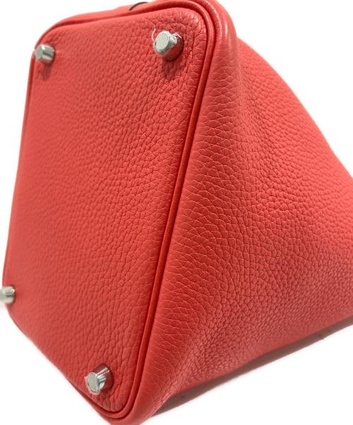 HERMES（エルメス）HERMES (エルメス) Picotin Lock PM/ピコタンロック PM/トリヨンクレマンス/ローズテキサス/シルバー金具/D刻印:2019年製 ローズテキサス×シルバー金具 サイズ:PMの古着・服飾アイテム