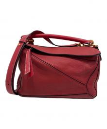 LOEWE（ロエベ）の古着「Puzzle Bag Small パズルバッグ スモール」｜レッド
