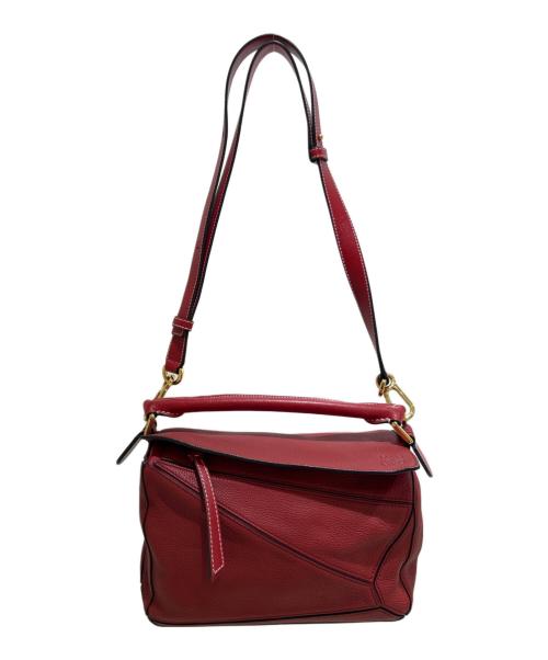 LOEWE（ロエベ）LOEWE (ロエベ) Puzzle Bag Small パズルバッグ スモール レッド サイズ:スモールの古着・服飾アイテム